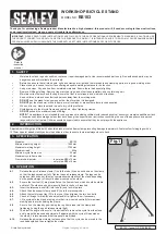 Preview for 1 page of Sealey BS103 Quick Start Manual