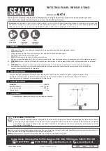 Sealey MK79 Instructions preview