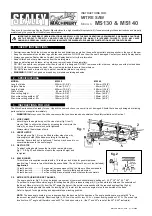 Preview for 1 page of Sealey MS130 Instructions