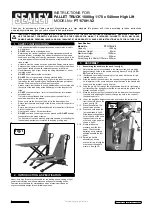 Preview for 1 page of Sealey PT1170H.V2 Instructions