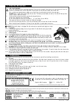 Preview for 3 page of Sealey SG101 Instructions