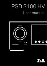 Предварительный просмотр 1 страницы T+A PSD 3100 HV User Manual