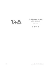 T+A R Series User Manual preview