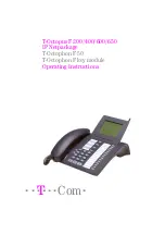 T-COM T-Octophon F 50 Operating Instructions Manual preview