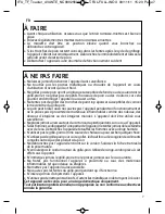 Предварительный просмотр 7 страницы T-Fal AVANTE Instructions For Use Manual