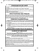 Предварительный просмотр 8 страницы T-Fal AVANTE Instructions For Use Manual