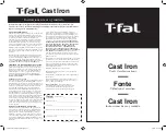 T-Fal Cast Iron Use & Care Instructions preview