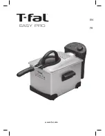 T-Fal EASY PRO Instructions Manual preview