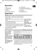 Preview for 17 page of T-Fal FF122851 User Manual