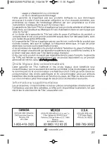 Предварительный просмотр 27 страницы T-Fal MAESTRO Manual