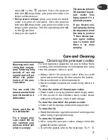 Предварительный просмотр 9 страницы T-Fal Pressure Cooker User Manual