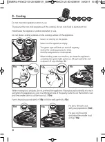 Preview for 8 page of T-Fal SM221552 Instructions For Use Manual