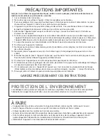 Предварительный просмотр 16 страницы T-Fal Toaster Instructions For Use Manual