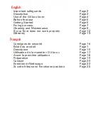 Предварительный просмотр 2 страницы T-Fal Ultimate EZ Clean Instructions For Use Manual