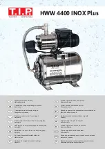 T.I.P. HWW 4400 INOX Plus Translation Of Original Operating Instructions preview