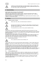 Preview for 78 page of T.I.P. HWW 4400 INOX Plus Translation Of Original Operating Instructions