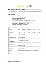 Preview for 5 page of T Scale DR Series Technical Manual