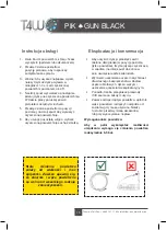 Preview for 15 page of T4W PIK GUN BLACK Operating Instructions Manual