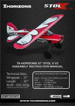 TA HORIZONS STOL X V2 Assembly & Instruction Manual preview