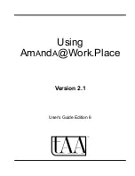 TAA Amanda User Manual preview