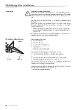 Предварительный просмотр 28 страницы Taarup 7420 Operation Manual