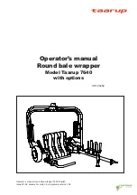 Taarup 7640 Operator'S Manual preview