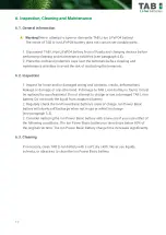 Preview for 17 page of Tab LiFePO4 User Manual