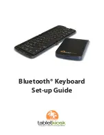 TabletKiosk Bluetooth Keyboard Setup Manual preview