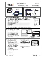 Preview for 1 page of TAC Xenta 511 Installation Instruction