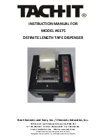 Preview for 1 page of Tach-It 6175 Instruction Manual