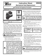 Taco Comfort Solutions 2400 Series Instruction Sheet preview