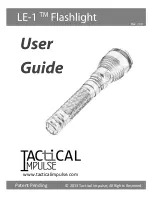 Tactical Impulse LE-1 User Manual preview