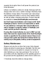 Preview for 2 page of TactX Flashlights 18650 Maintenance Manual