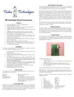 Tadao M5 Instruction Manual предпросмотр