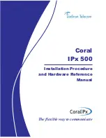 Tadiran Telecom Coral IPx 500 Installation Manual preview