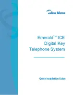 Preview for 1 page of Tadiran Telecom EMERALD ICE Quick Installation Manual