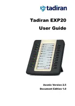 Tadiran Telecom EXP20 User Manual preview