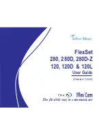 Tadiran Telecom FlexSet 280 User Manual предпросмотр