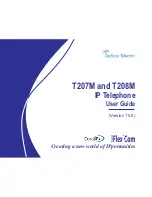 Предварительный просмотр 1 страницы Tadiran Telecom T207M User Manual