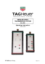 TAG Heuer HL 615 Operating	 Instruction preview
