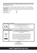 Предварительный просмотр 13 страницы Taga Harmony PC-7000 Instruction Manual