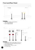 Предварительный просмотр 6 страницы Taga Harmony TTP-300 Instruction Manual