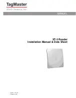 TagMaster XT-3 Installation Manual & Data Sheet preview