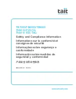 Tait TB8000 Installation And Operation Manual preview
