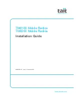Tait TM8100 mobiles Installation Manual preview