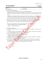 Предварительный просмотр 6 страницы TAIYO YUDEN WYSAAVDX7 User Manual