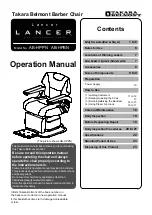 Предварительный просмотр 1 страницы Takara Belmont LANCER Operation Manual