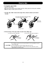 Предварительный просмотр 14 страницы Takara Belmont LANCER Operation Manual