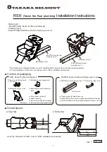 Preview for 1 page of Takara Belmont RS III Installation Instructions