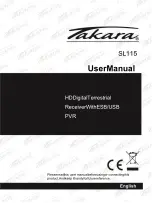 Предварительный просмотр 24 страницы TAKARA SL115 User Manual